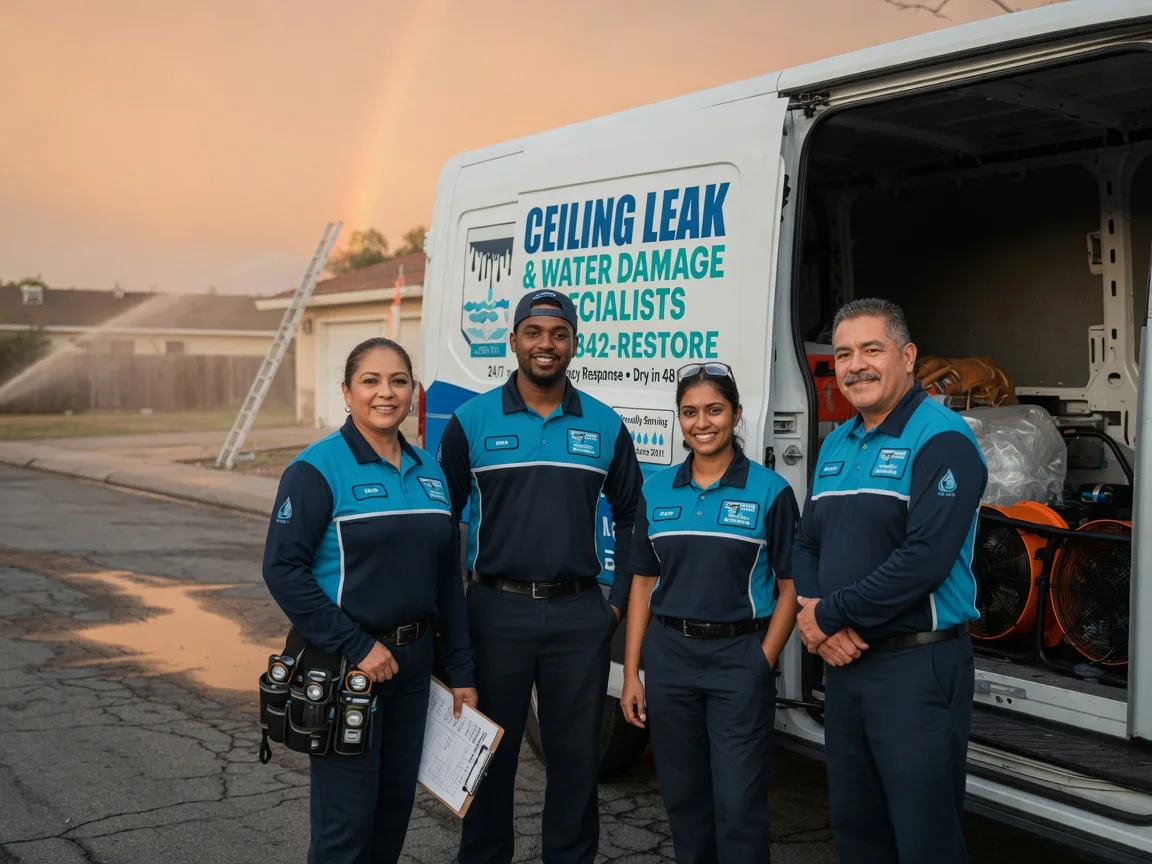 Ceiling Leak Cleanup company in Sextonville, WI