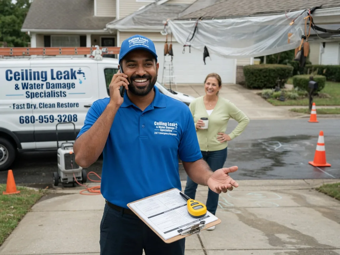Ceiling Leak Cleanup Sextonville, WI FAQs
